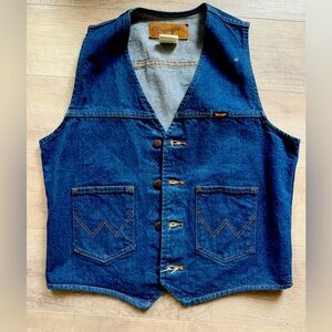 Women’s Vintage Wrangler Jean’s Vest